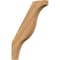 Ekena Millwork 3 1/2"W x 24"D x 32"H Funston Smooth Knee Brace, Western Red Cedar BRC04X24X32FST00SWR - alternate 1